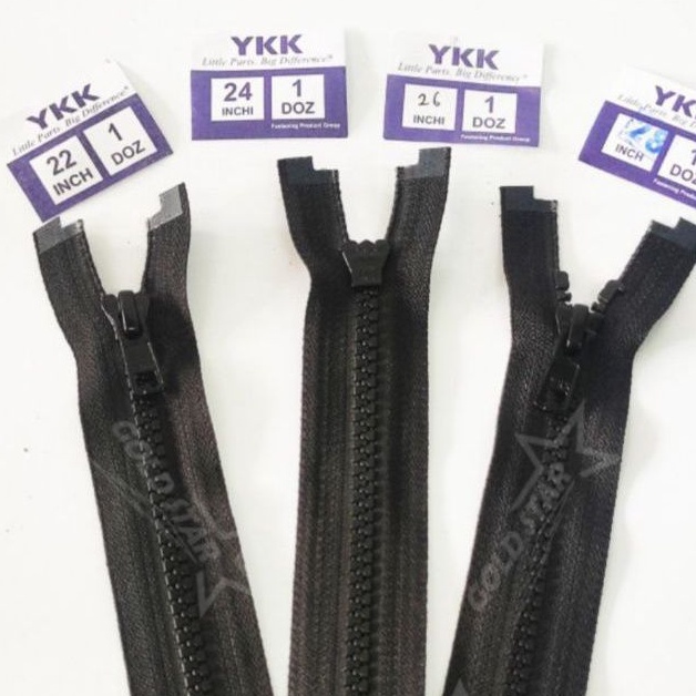 Resleting jaket YKK perbiji