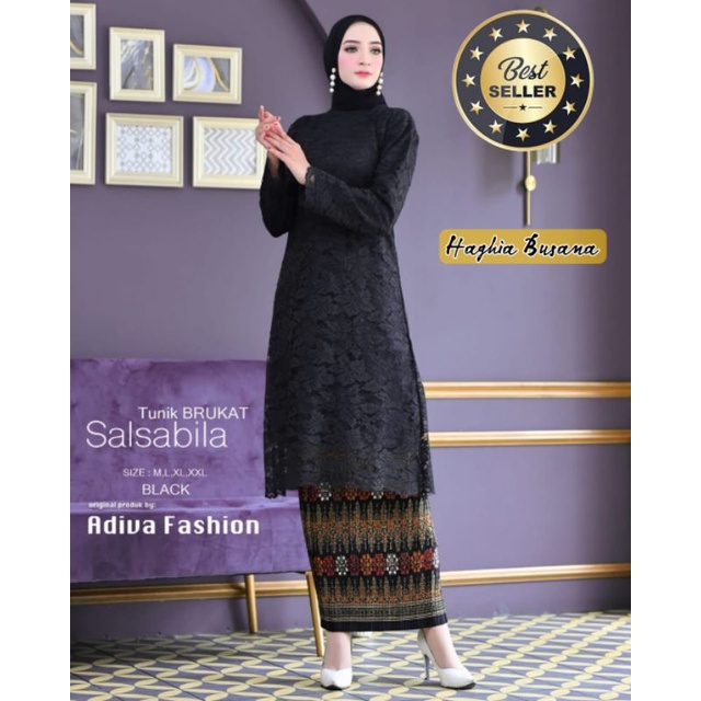 Jual KHF- STELAN KEBAYA BURKAT MODERN/KEBAYA BURKAT WANITA/KEBAYA ...