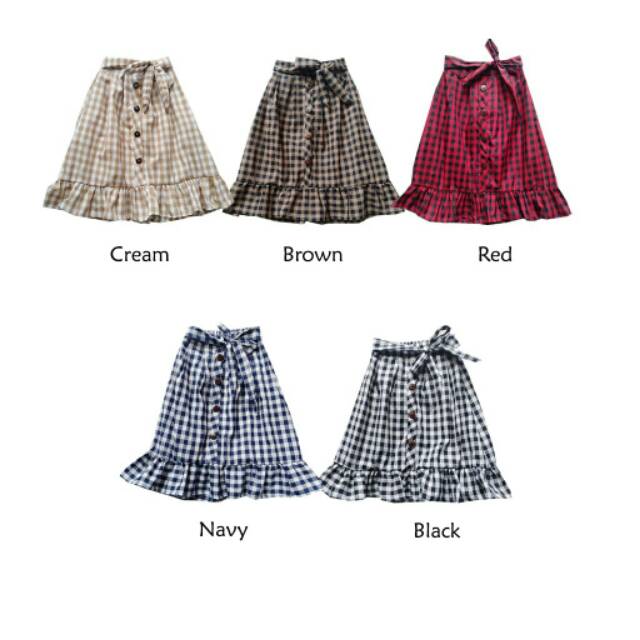 SELLA skirt rok 3-8tahun anak perempuan lucu