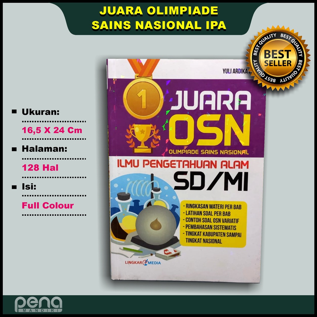 Buku Anak - Buku SD - Juara Olimpiade Sains Nasional IPA