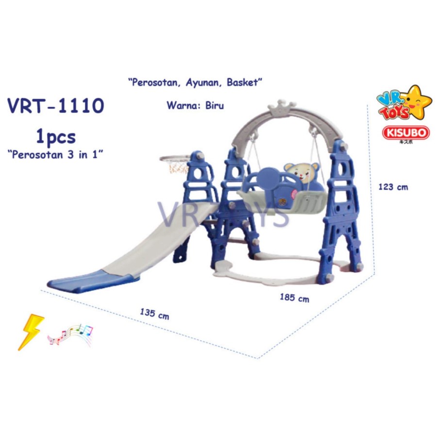 Perosotan Anak Ayunan PlayGround Indoor 3in1 Motif Boneka VRT 1110