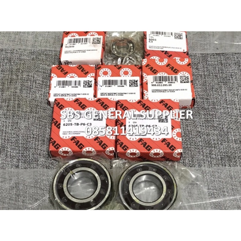 Bearing/Laher Full Keramik untuk Kruk As, Ratio F1ZR / F1-ZR / FIZR