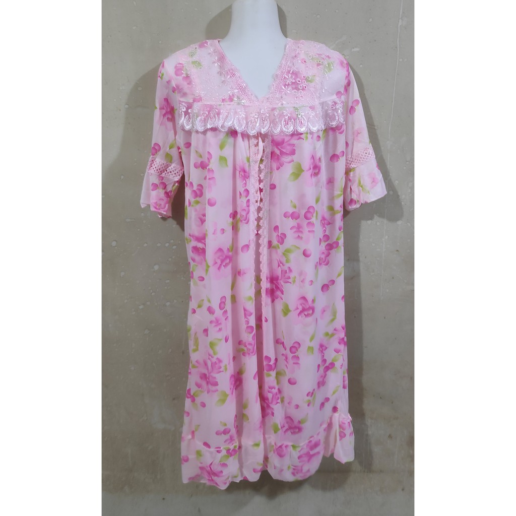 Baju Tidur Daster Kimono Lingerie Wanita Dewasa Jumbo Import Premium Berkualitas (1 Set Dalaman dan 