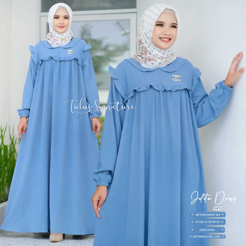 (NEW)GAMIS DRESS WANITA OOTD//JELITA BY TULUS SIGNATURE