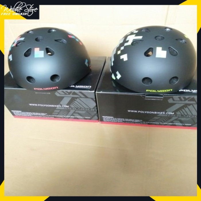 Helmet polygon bmx