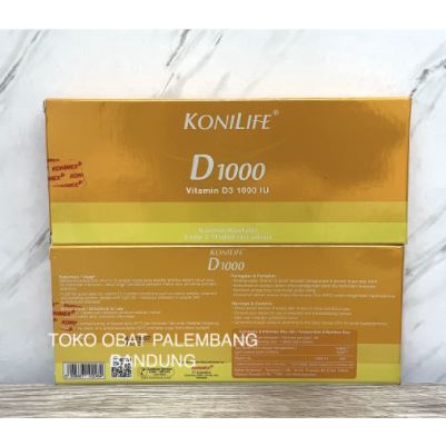 KONILIFE D1000 30 KAPSUL D3 1000 vitamin d3 1000 KONILIFE D3