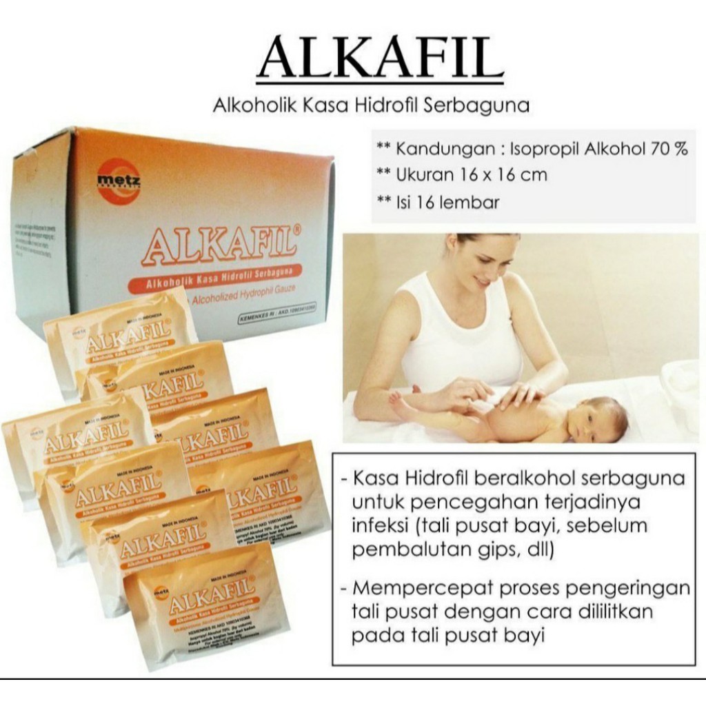 ALKAFIL ( alkoholik Kasa Hidrofil Serbaguna) exp.mei 2024