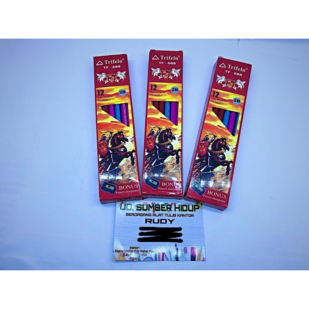 

Pensil Trifelo 2B (TF-688), Harga perlusin isi 12 pcs