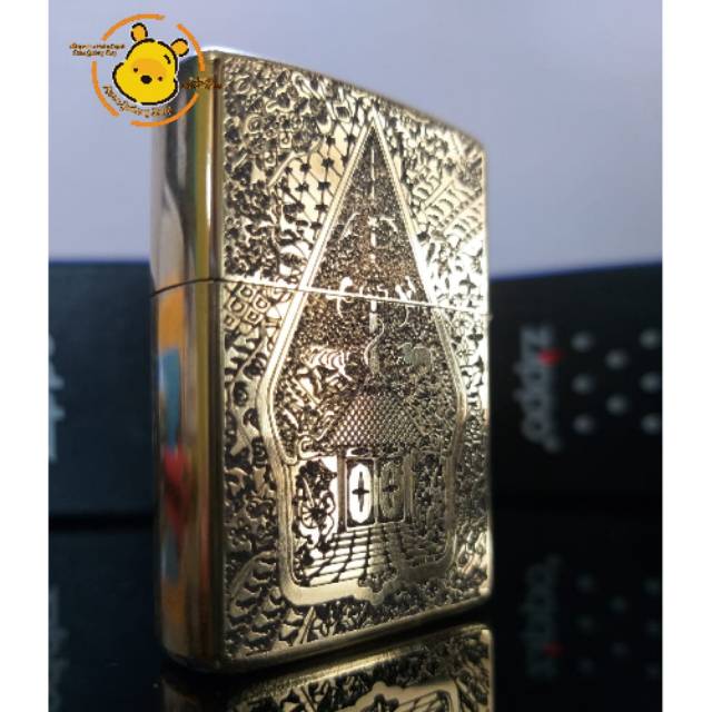 zippo custom grafir wayang bolak balik bisa tambah nama bebas request