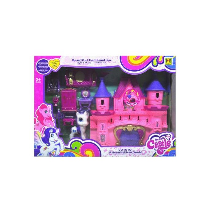Mainan Rumah Istana Kuda Poni Dream Castle