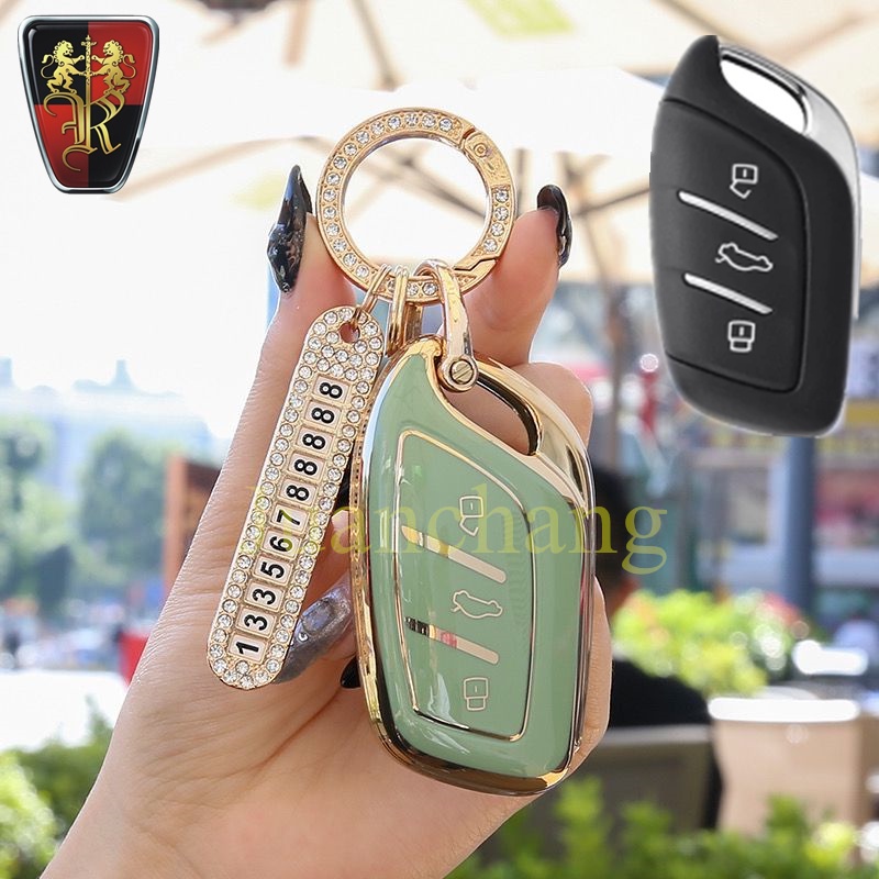 Casing Kunci Mobil Bahan TPU Untuk Saic MG ZS EV MG6 EZS HS EHS 2019 2020 Roewe RX5 I6 I5 RX3 RX8 ERX5 MG5