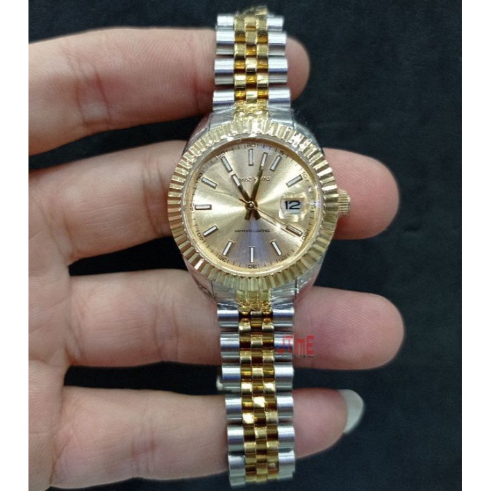 Jam Tangan Wanita Christ Verra CV 75008L Wanita Original Silver Gold