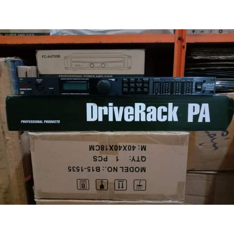management DBX driverack PA