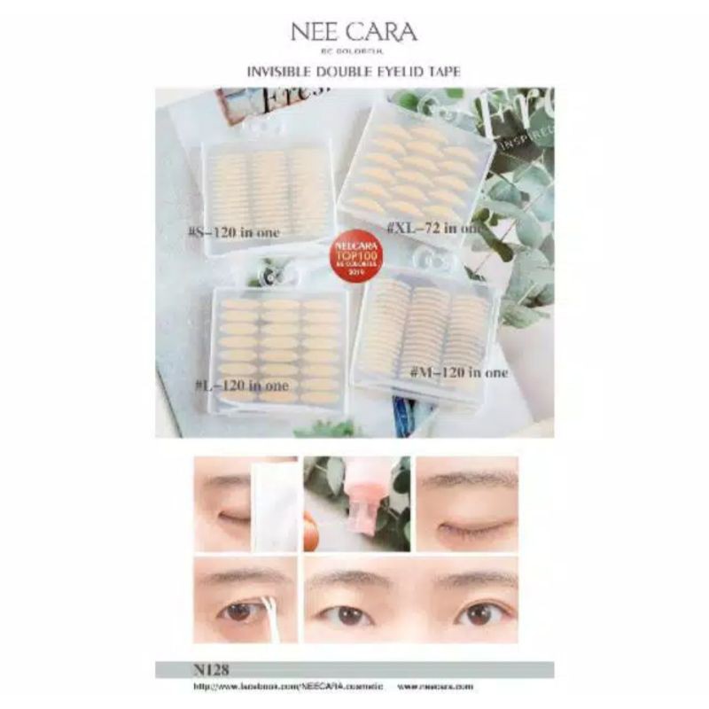 (READY) Nee Cara invisible double eyelid tape original Thailand