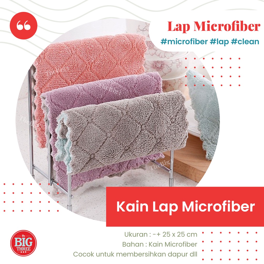 Kain Microfiber - Serbet Lap Dapur Mikrofiber Serba guna TBT