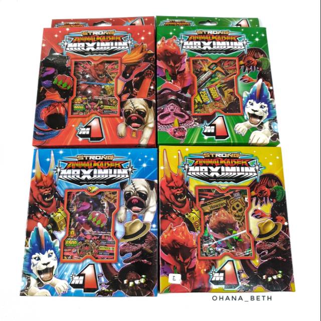 Kartu mainan Animal Kaiser Maximum 1 M1