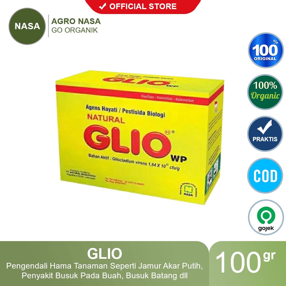 GLIO NASA Pestisida biologi untuk tanaman Cabai, tomat, kubis, terong, bawang merah, bawang dll