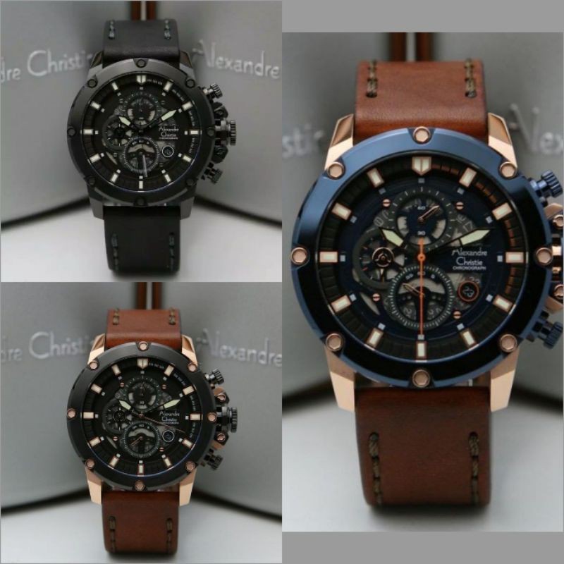 Jam Tangan Pria Alexandre Christie 6564 AC6564 AC 6564 | Original