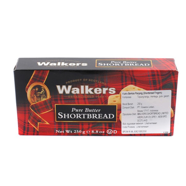 

WALKERS Pure Butter Shortbread Fingers Cookies 250gr