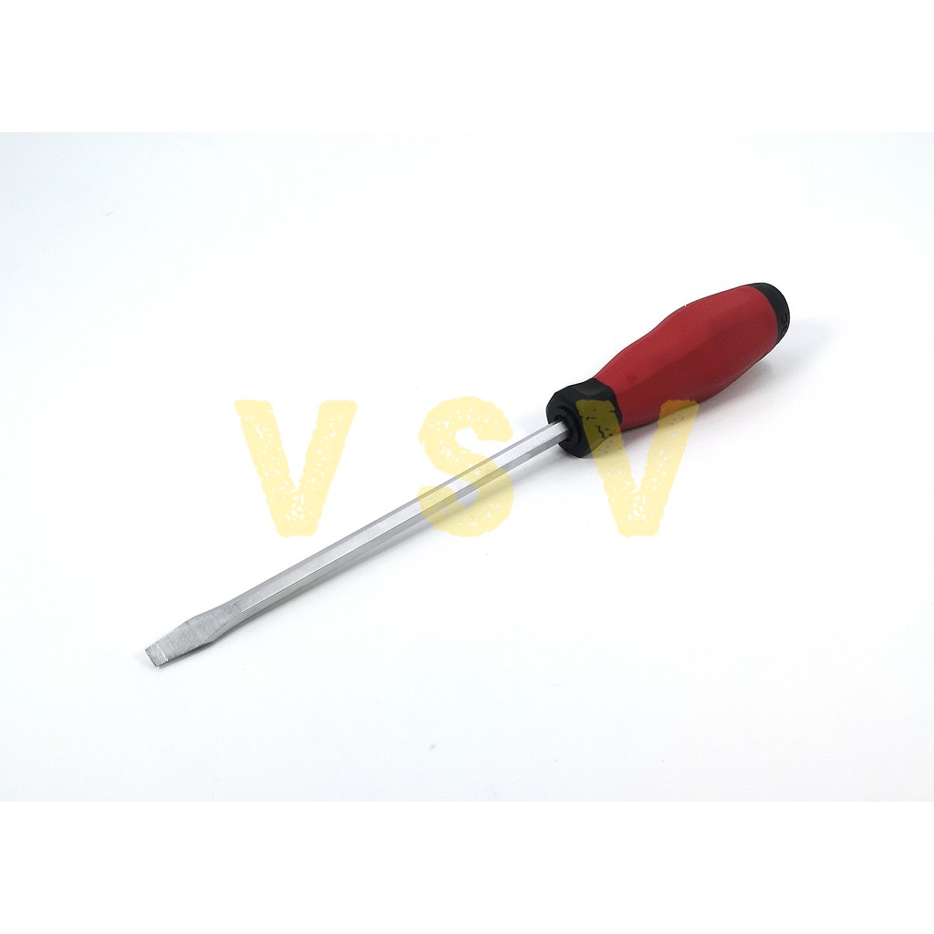 GESTAR Non Slip screwdriver (-)6x150mm Obeng gagang karet Obeng minus