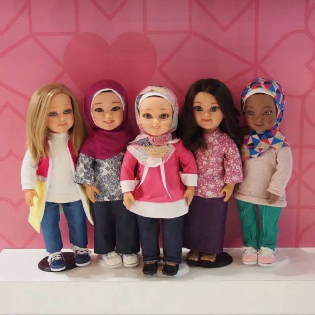 Salam Sisters original Boneka Muslimah kado Islami mainan Moslem Doll boneka bayi orang hijab sale