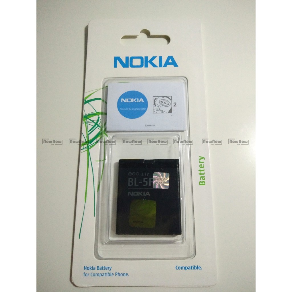 Baterai Nokia C5 TD-SCDMA E65 X5 TD-SCDMA X5-01 BL-5F BL5F Original ORI OEM Batre Battery