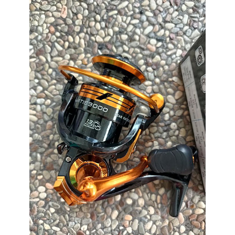 Reel Katana Martis 3000 dan 6000 Power Handle 13 Ball Bearings
