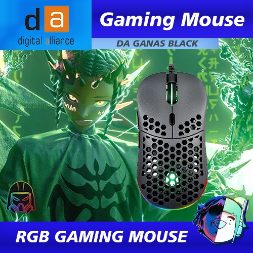 Mouse Gaming DA Digital Alliance Ganas Black RGB