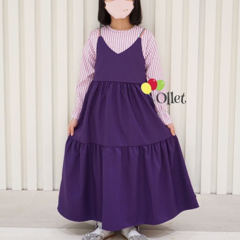 Gamis Elsa by Ollet style / gamis anak perempuan / gamis anak fashion murah