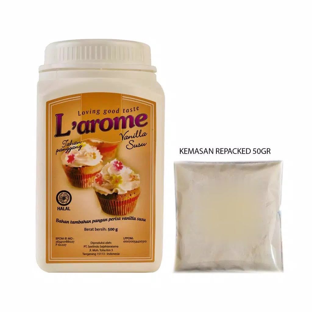 

L'AROME VANILLA SUSU REPACK 50GR -Terlengkap-Termurah-Berkualitas