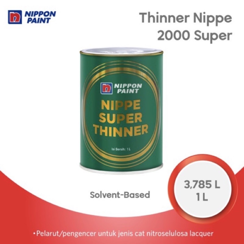 Nippe Super Thinner 1 liter Pengencer Segala Jenis Cat Duco dan Minyak