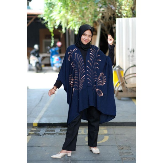 BATIK CARDIGAN OUTER KIMONO WANITA RAYON GLOYOR MOTIF ETNIQ ALLSIZE MODERN