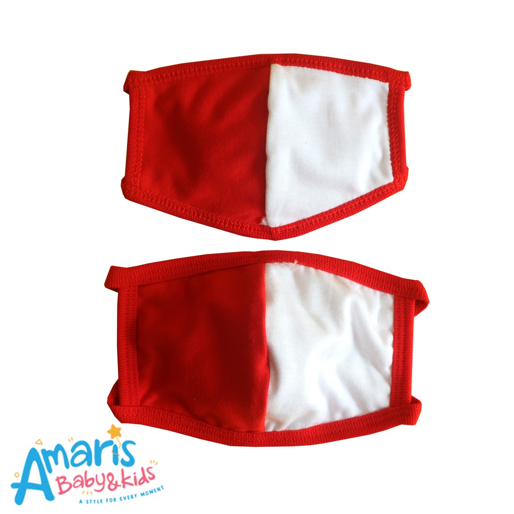 

Amaris Masker Kain Non Medis 3 Lapis Merah Putih (Dewasa / Anak)