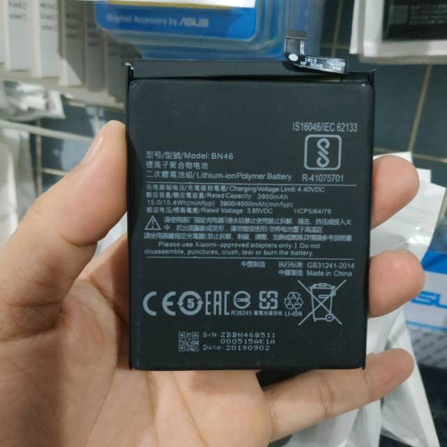 BATRE BATERAI BATTERY XIAOMI REDMI 7 (BN46)  ORIGINAL BATTERY BN46