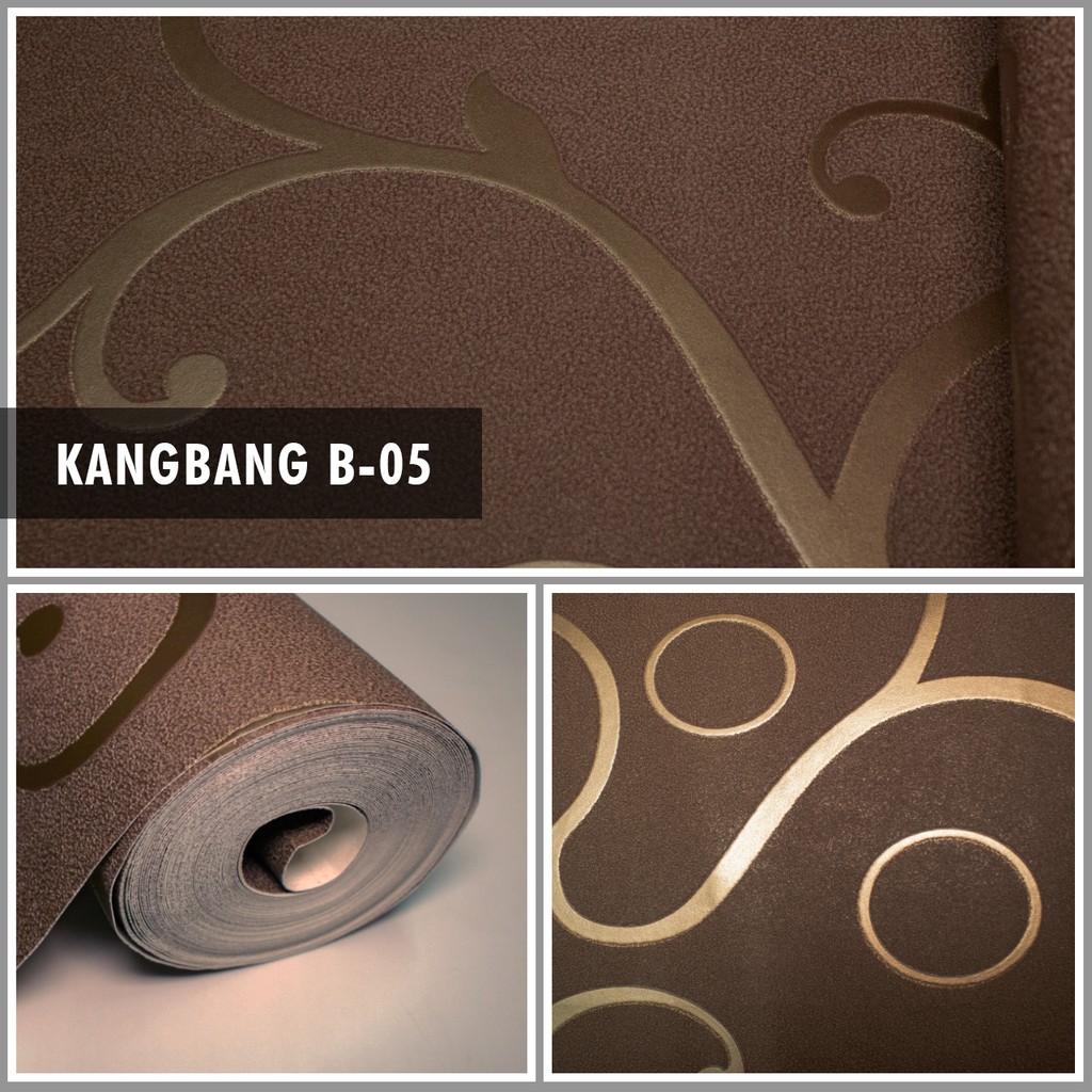 Wallpaper Dinding bahan Vinyl Premium Kode B05 - B12 Parkson Wallpaper