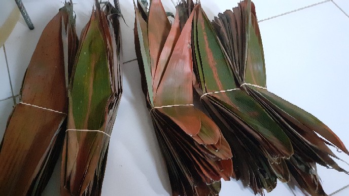 Daun Bambu Segar Per  1 Kg Bakcang. Bacang.