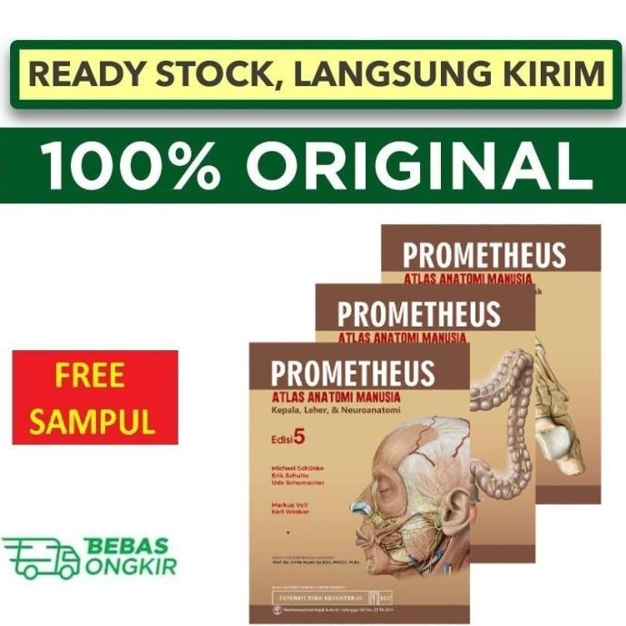 

[ ORIGINAL ] Prometheus Atlas Anatomi Manusia Edisi 5 - set 3 buku