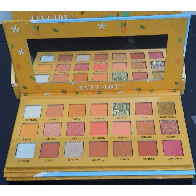 PROMO!!!EYESHADOW PALETTE ORANGE ANYLADY NO.516