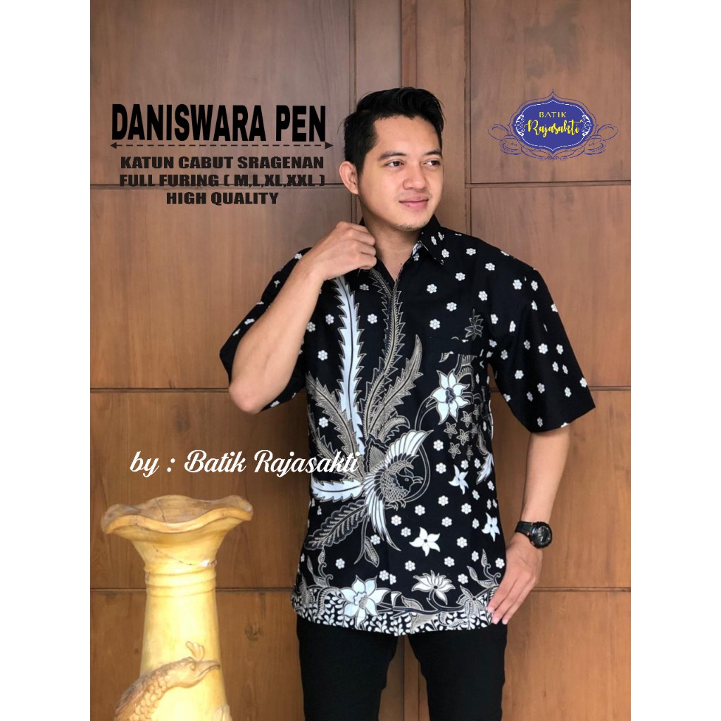 DANISWARA RAJASAKTI KEMEJA BATIK SOLO PRIA LENGAN PANJANG LAPIS FURING ATASAN BATIK PREMIUM MODERN KATUN HALUS BAHUWIRYA  BANAMITRA BANAMITRA PUTIH BANGSAWAN BAYU PUTRA BERLIAN BIRU BHARATAYUDA BIMASENA BIRENDRA BIRU INDAH BRAHMAKERTA BRAHMAKERTA MERAH