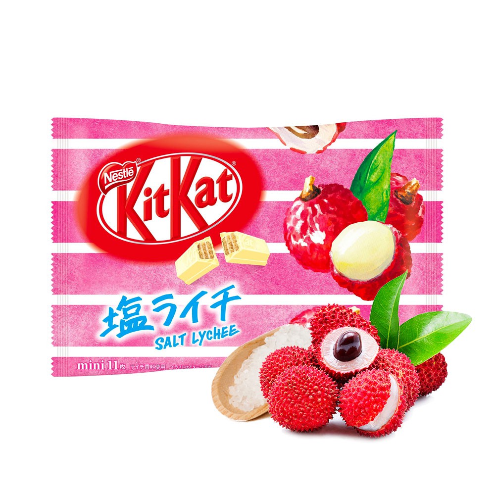 

KIT KAT Salt Lychees in White Chocolate 11pcs – Made in Japan