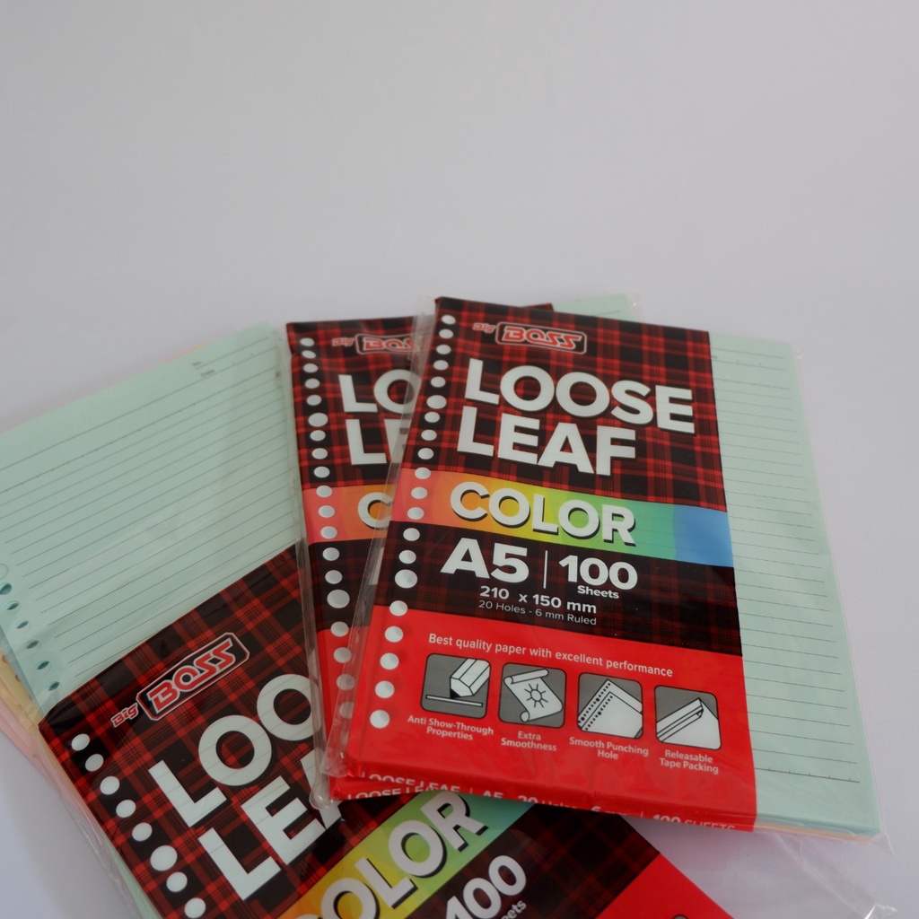 

LOOSE LEAF BERWARNA / RAINBOW A5 | ALHAZEN_BS
