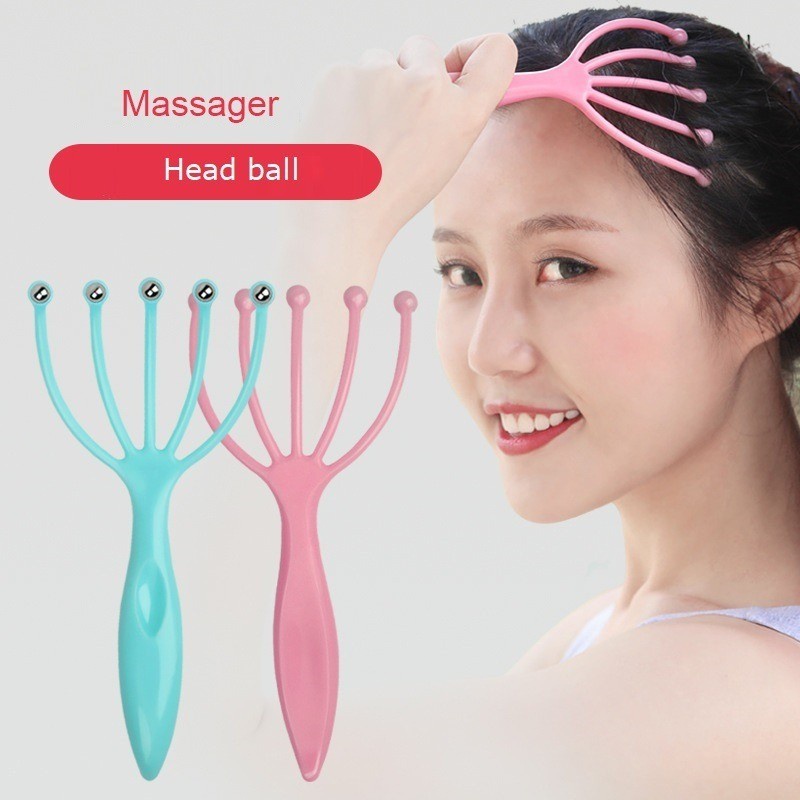 Alat Pijat Kepala Head Spa Massager Scalp Refleksi Pemijat Kepala Plastik