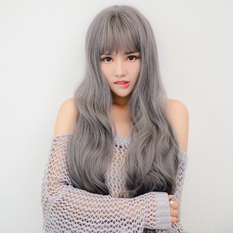  Bayar Di  Tempat  Korea  Hot Sale 68cm Wig Rambut  Palsu 