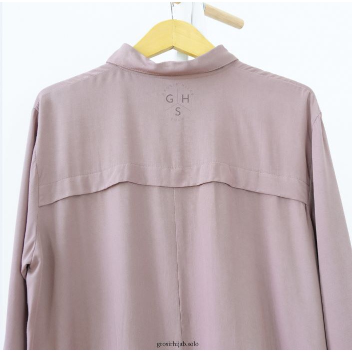 (MGA) KEMEJA BIWAN OVERSIZE BLOUSE BUSUI DAILY RAYON UNIQLO