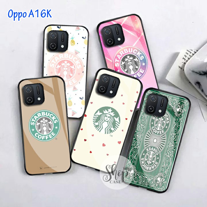 Softcase Glass Oppo A16K A16E  - Case Oppo A16K A16E - Case Lucu - case Oppo A16K A16E - kesing Oppo