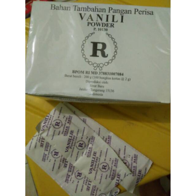 

Vanili R 1Box 100 Sachet