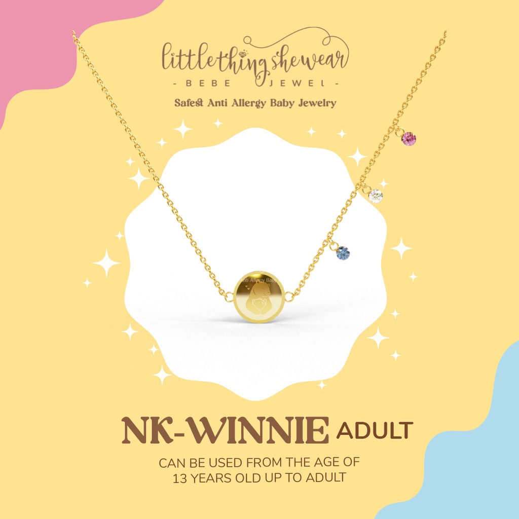 Kalung Dewasa NK-WINNIE 3,82gr - THE ANIMALS SERIES