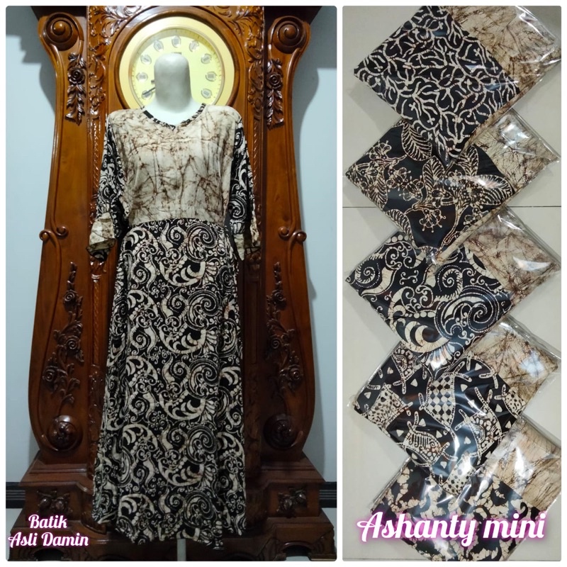 Daster Ashanty Mini Batik Asli Damin Pekalongan/Daster Batik/Daster Batik Pekalongan