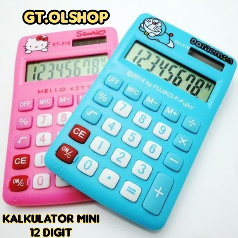 

kalkulator mini kantong saku 12 DIGIT⭐ GT ⭐