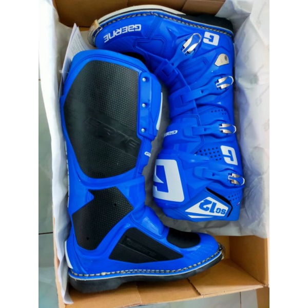 Sepatu cross Gaerne SG12 biru